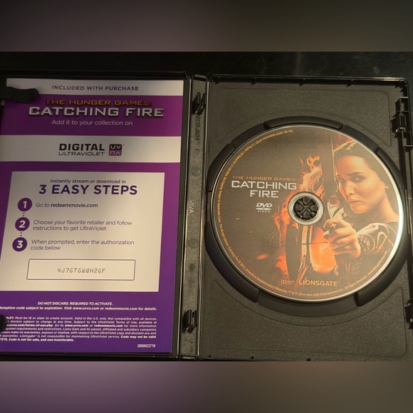 Catching Fire DVD - Picture 3 of 3